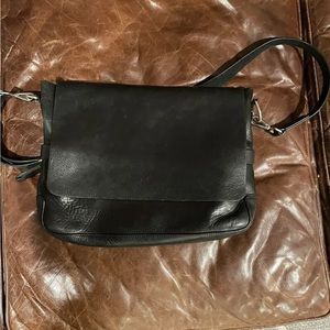 All Saints Leather Messenger Bag/Briefcase